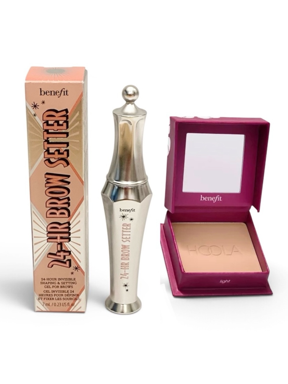 Benefit Cosmetics Brow Setter & Hoola Matte Bronzer Duo NIB